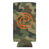 Image 3 of Corbin Pickard CP Camo Orange Slim 12 oz Can cooler