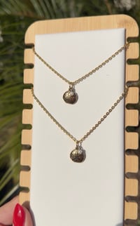 Image 3 of Sand Dollar Pendant Necklace