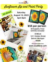 Sunflower Sip and Paint Party
