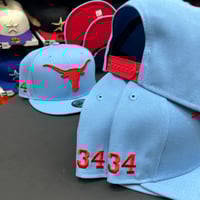 Image 3 of New Era 9Fifty Sky Blue Red Earl Tribute 🤘