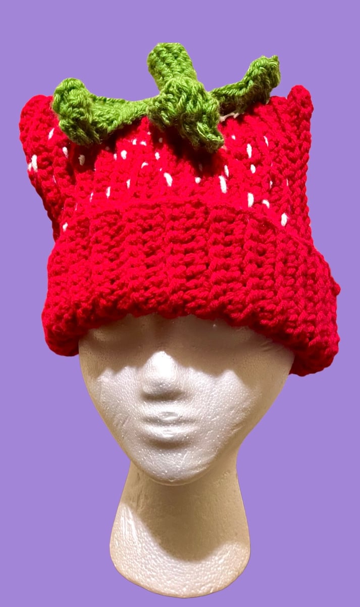 Revival Shining Mediate Strawberry Cat Hat | souplvr