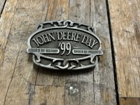 Image 2 of john deere belt buckle 