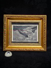 Image 1 of 1800's Biblical Page “Angel”  & Preserved Web