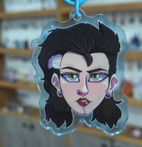Image 1 of Carrie - Bride Of Metalcore (Double sided acrylic keychain) 