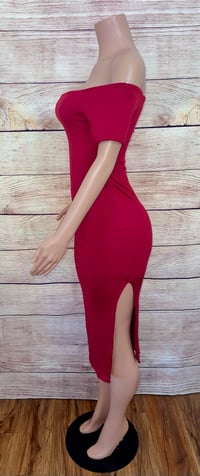 Image 2 of Helen Dress- Burgundy