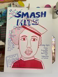 Image 1 of A3 SMASH HITS Poly Styrene riso print