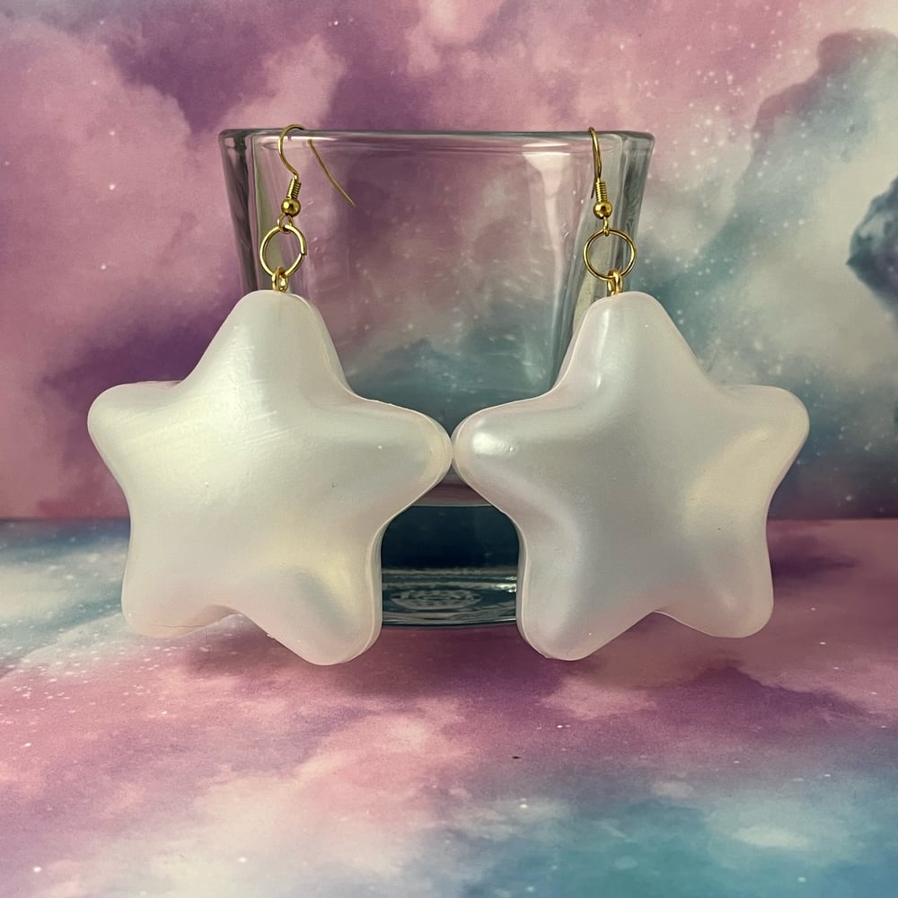 Image of Ball Pit Star Kandi Earrings