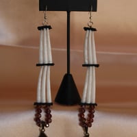 Image 2 of Bat Wings Dentalium Earrings