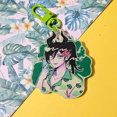 Image of Hibiscus Malleus Summer Stamp Rally Charm