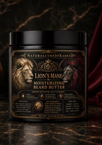 Image 2 of “LION’S MANE” Beard Butter, Bread Oil, Beard Shampoo, Beard Conditioner, Body Butter 