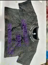 Image 2 of Females crop distressed Tee 