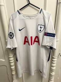 Image 6 of Tottenham Hotspur “DEMBÉLÉ 19” 2017/18 Home Shirt + UCL patches, L