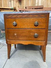 Image 2 of Commision job - Small Lebus 2 drawer chest of drawers