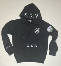 “X.C.V” 95 REVERSE SATIN LINED HOODIE