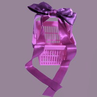 Image 1 of Satin Hair Bow-Long 