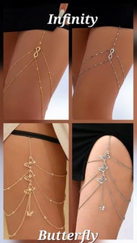Image 1 of Pharaoh Thigh Chains Collection