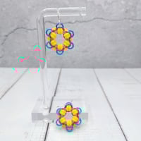 Image 5 of Hepatica Flower Earrings