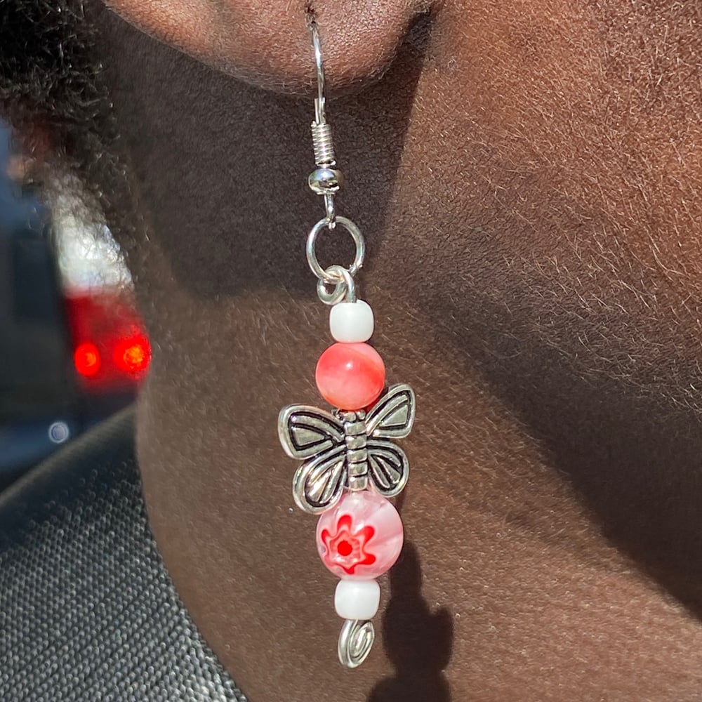 Image of summer flutter earrings