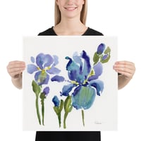 Image 2 of Blue Beards- Poster Print