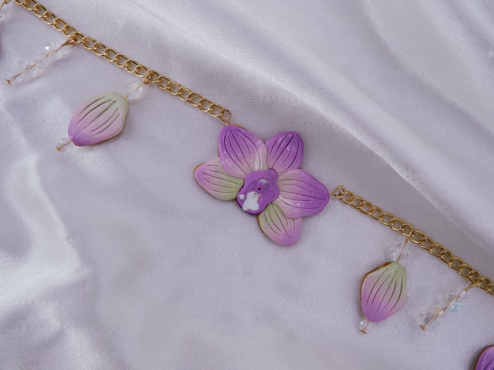 Image of Orchid Necklace 
