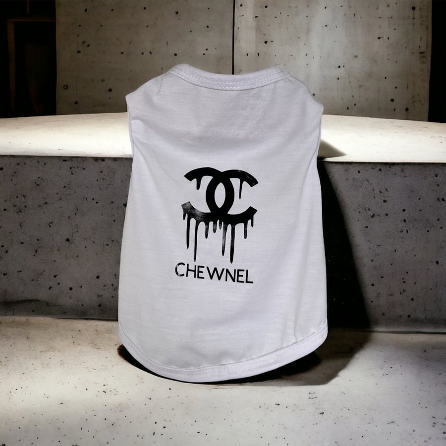 Image of Chewnel - Pet Tee / White