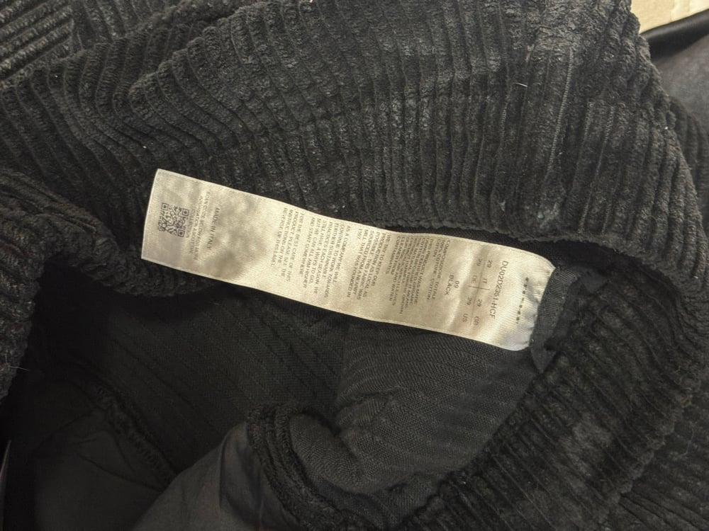 Image of Rick Owens Corduroy Geth Cut Pants