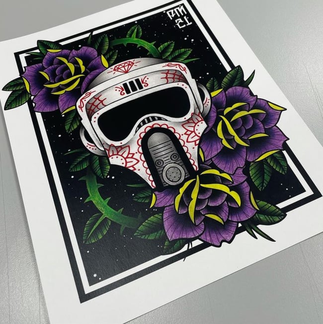 CANDYSKULL HELMET PRINT SERIES