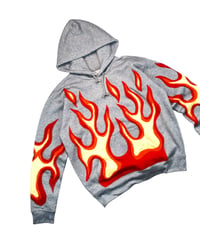 Image 7 of Inferno Flame Reworked Hoodie Size L