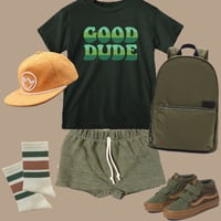 Image 2 of GOOD DUDE TEE (FOREST GREEN)