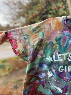 Image of LARGE Lets Go Girls Orca Tie Dye Shirt 2