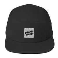 Dosed Black Five Panel Cap 