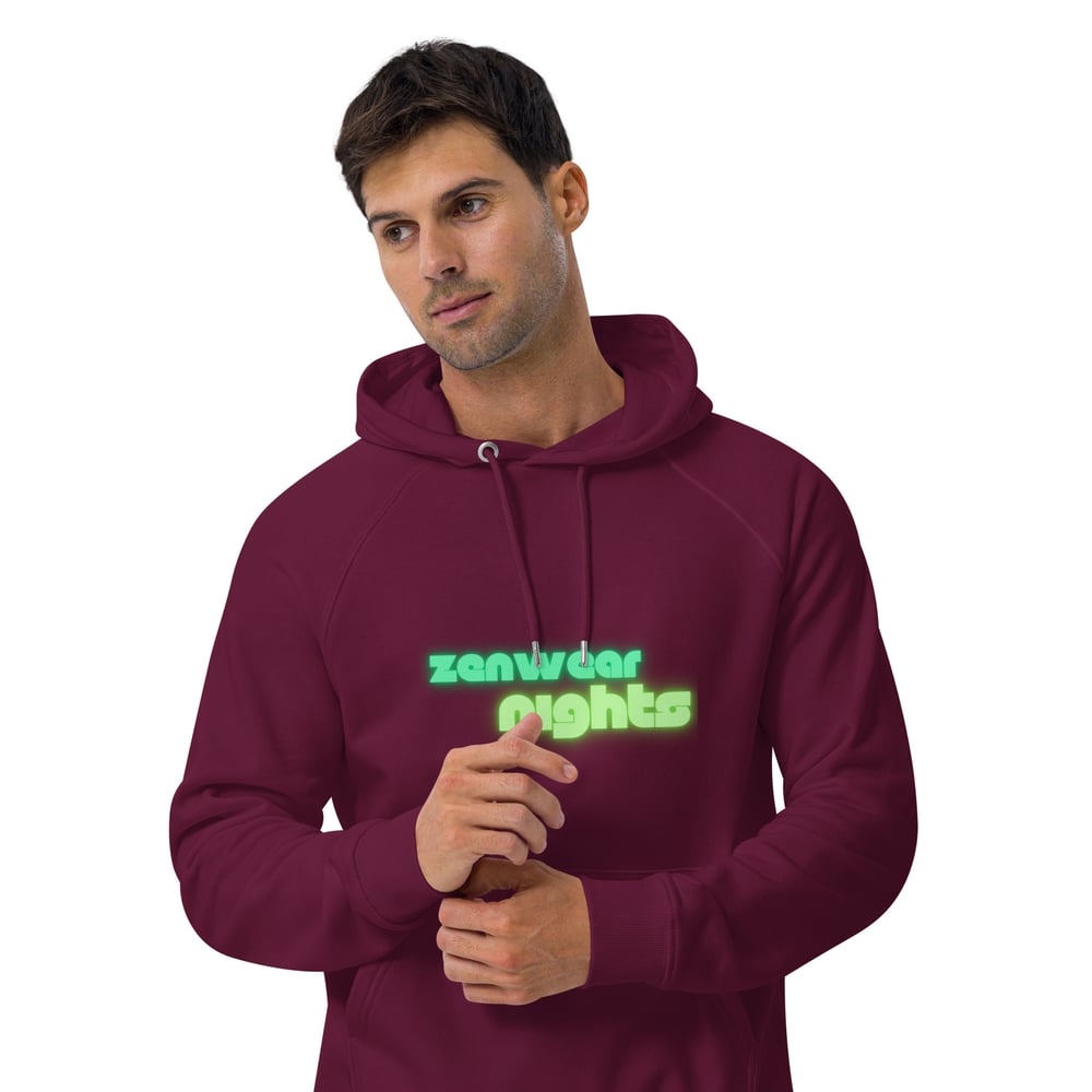 ZEN EXP - “ZENWEAR NIGHTS” Unisex eco raglan hoodie