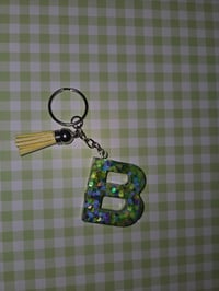 Image 1 of Letter B Keychain – Cute Initial Keyring for Bags & Keys