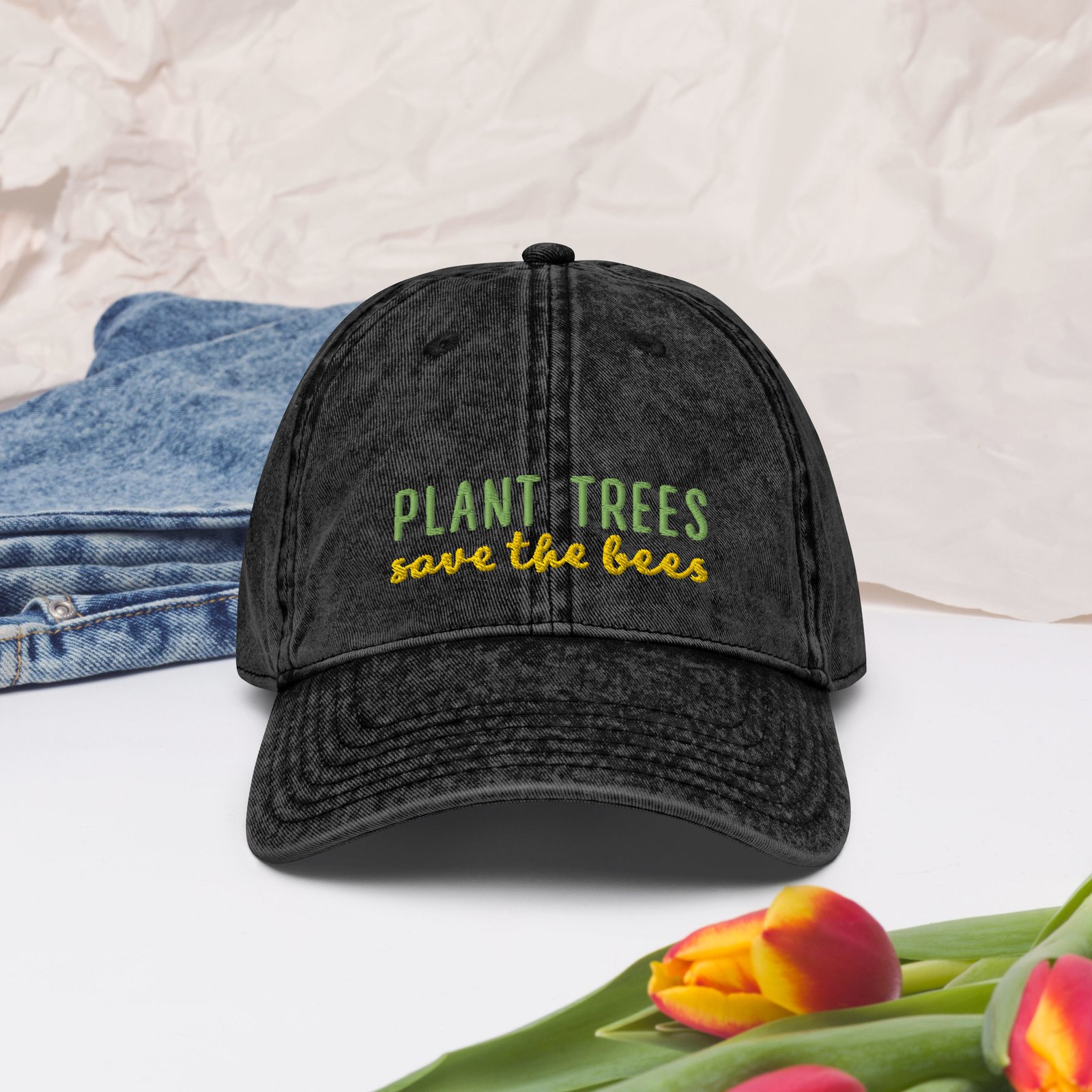 【Vintage】\"PLANT SEEDS\" Cotton Cap Vintage】
