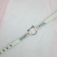 Baby girl or any other saying Collar