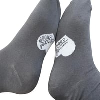Image 2 of plain grey socks 