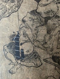 Image 4 of 1800s - Japanese collection  “HELL SCAPE“ with preserved webs. 1