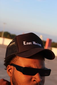 Image 1 of Black Trucker Hat 