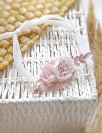 Image 1 of Photo prop | Newborn headband for photoshoot | baby pink