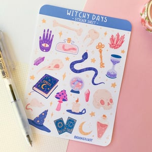 Image of Witchy Days Sticker Sheet