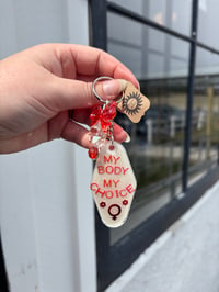 Image 3 of My Body My Choice Keychains