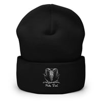 Mike Tod Ram Skull Cuffed Toque/Beanie Hat