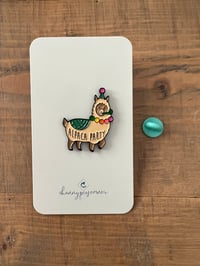 Image 1 of Alpaca Party Enamel Pin 