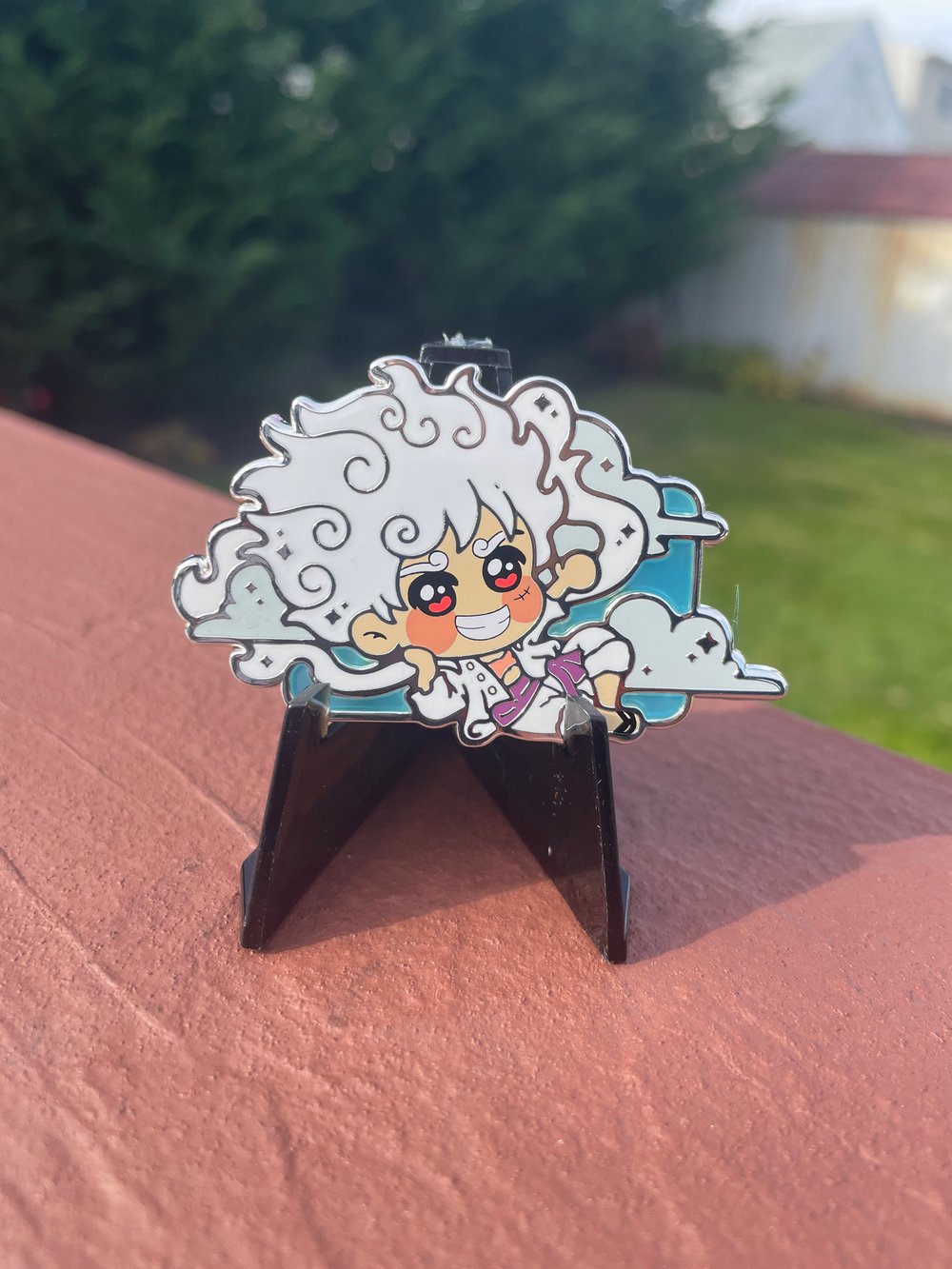 Image of Gear 5 Luffy Collab Enamel Pin