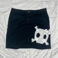 Image 1 of bow skull skirt