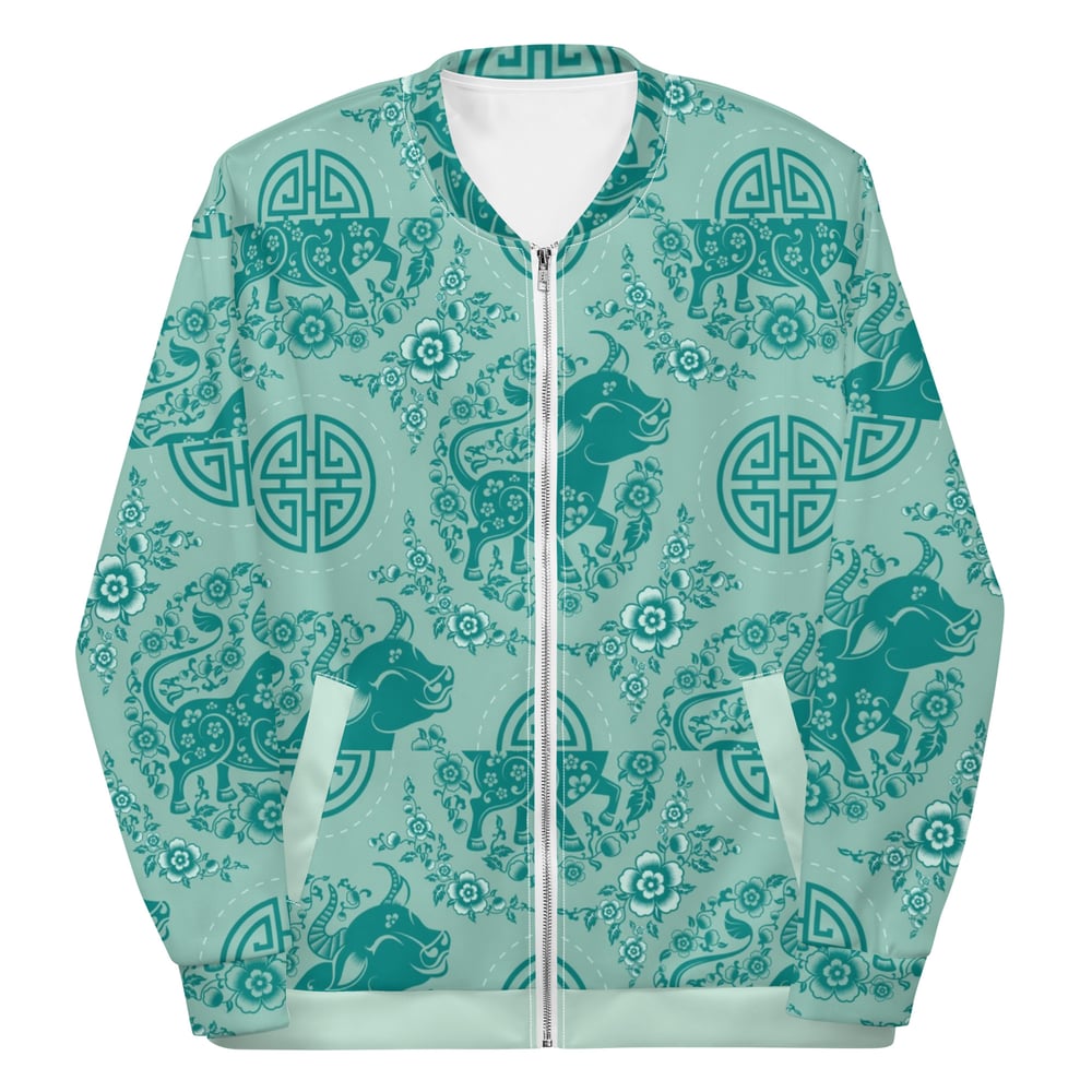 ZEN EXP - Jade Taurean Unisex Bomber Jacket