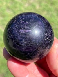 Image 9 of Charoite & Aegirine Sphere I Siberia Russia #2878
