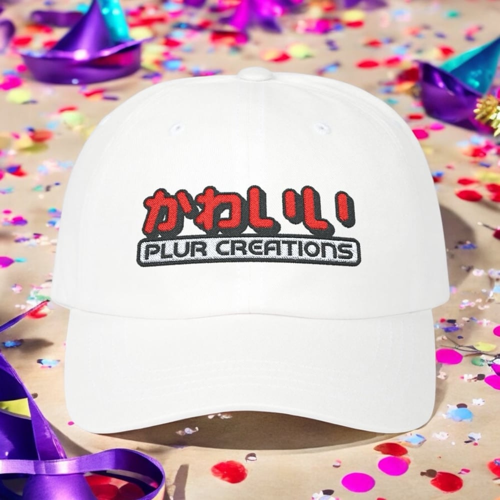 Image of Kawaii Plur Creations logo Dad Hat