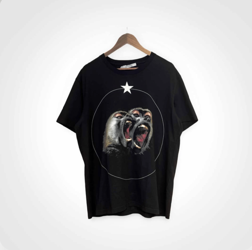 Image of AW16 Givenchy 'Monkey Brothers' Cotton Jersey Tee 