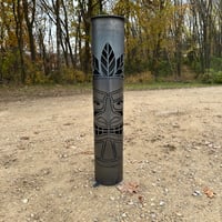 Image 2 of Garden Column - Rolled Garden Pillar - Tiki Man